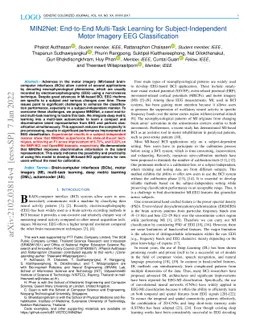 MIN2Net: End-to-End Multi-Task Learning for Subject-Independent Motor
  Imagery EEG Classification