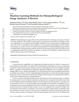 Machine Learning Methods for Histopathological Image Analysis: A Review