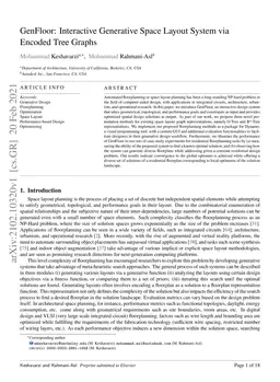 GenFloor: Interactive Generative Space Layout System via Encoded Tree
  Graphs
