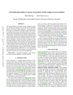 Unsupervised Medical Image Alignment with Curriculum Learning