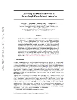 Dissecting the Diffusion Process in Linear Graph Convolutional Networks