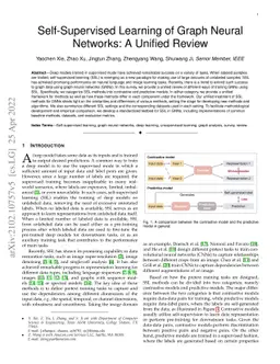 Self-Supervised Learning of Graph Neural Networks: A Unified Review