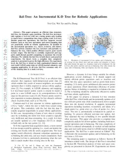 ikd-Tree: An Incremental K-D Tree for Robotic Applications