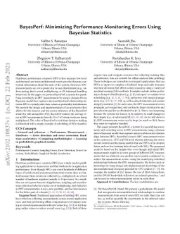 BayesPerf: Minimizing Performance Monitoring Errors Using Bayesian
  Statistics