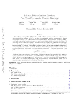 Softmax Policy Gradient Methods Can Take Exponential Time to Converge