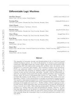 Differentiable Logic Machines