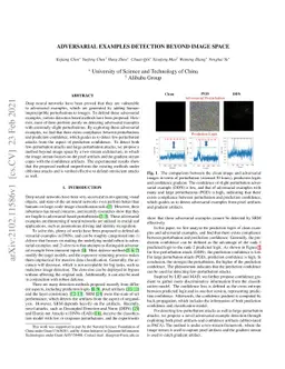 Adversarial Examples Detection beyond Image Space