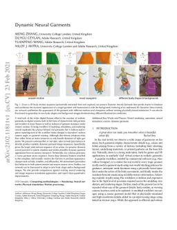 Dynamic Neural Garments