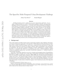 The SpaceNet Multi-Temporal Urban Development Challenge