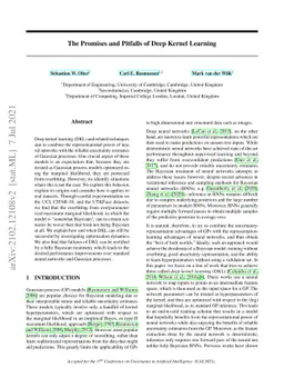The Promises and Pitfalls of Deep Kernel Learning