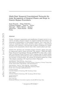 Multi-Task Temporal Convolutional Networks for Joint Recognition of
  Surgical Phases and Steps in Gastric Bypass Procedures