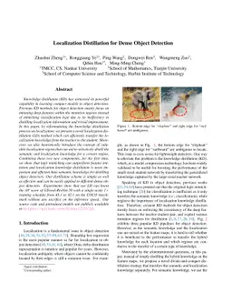 Localization Distillation for Dense Object Detection