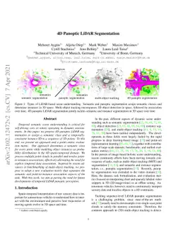 4D Panoptic LiDAR Segmentation