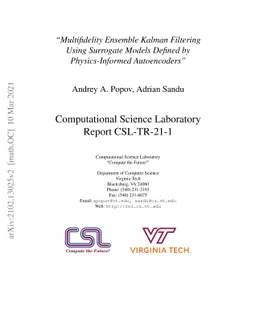 Multifidelity Ensemble Kalman Filtering Using Surrogate Models Defined
  by Physics-Informed Autoencoders