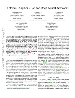Retrieval Augmentation for Deep Neural Networks
