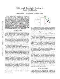 LES: Locally Exploitative Sampling for Robot Path Planning