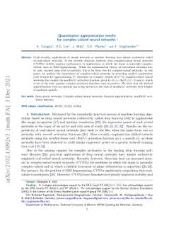 Quantitative approximation results for complex-valued neural networks