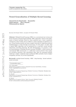 Neural Generalization of Multiple Kernel Learning