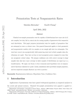 Permutation Tests at Nonparametric Rates