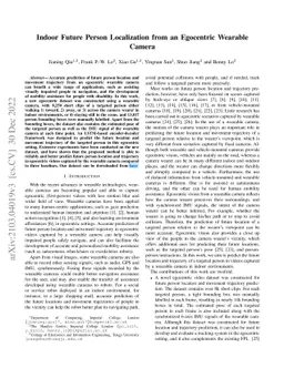 Indoor Future Person Localization from an Egocentric Wearable Camera