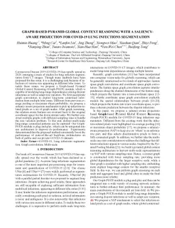 Graph-based Pyramid Global Context Reasoning with a Saliency-aware
  Projection for COVID-19 Lung Infections Segmentation