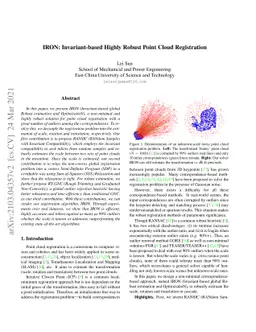 IRON: Invariant-based Highly Robust Point Cloud Registration
