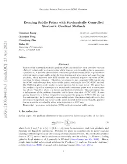 Escaping Saddle Points with Stochastically Controlled Stochastic
  Gradient Methods