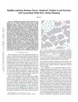Rapidly-exploring Random Forest: Adaptively Exploits Local Structure
  with Generalised Multi-Trees Motion Planning