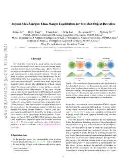 Beyond Max-Margin: Class Margin Equilibrium for Few-shot Object
  Detection