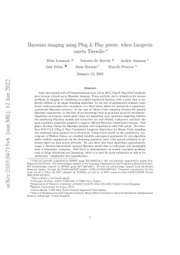 Bayesian imaging using Plug & Play priors: when Langevin meets Tweedie