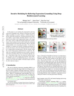 Iterative Shrinking for Referring Expression Grounding Using Deep
  Reinforcement Learning