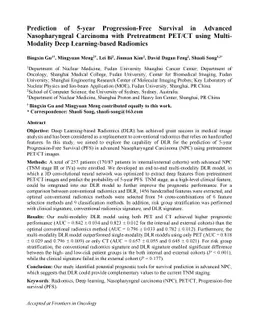 Prediction of 5-year Progression-Free Survival in Advanced
  Nasopharyngeal Carcinoma with Pretreatment PET/CT using Multi-Modality Deep
  Learning-based Radiomics