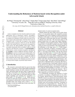 Understanding the Robustness of Skeleton-based Action Recognition under
  Adversarial Attack