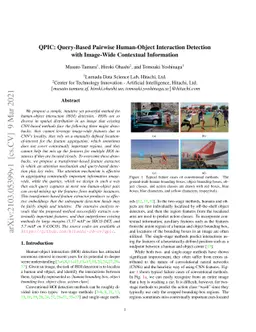 QPIC: Query-Based Pairwise Human-Object Interaction Detection with
  Image-Wide Contextual Information