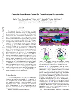 Capturing Omni-Range Context for Omnidirectional Segmentation