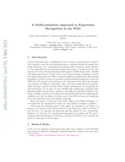 A Multi-resolution Approach to Expression Recognition in the Wild