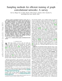 Sampling methods for efficient training of graph convolutional networks:
  A survey