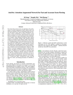 AttaNet: Attention-Augmented Network for Fast and Accurate Scene Parsing