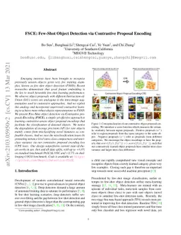 FSCE: Few-Shot Object Detection via Contrastive Proposal Encoding