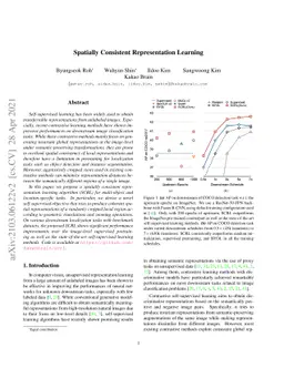 Spatially Consistent Representation Learning