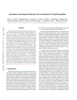 Involution: Inverting the Inherence of Convolution for Visual
  Recognition