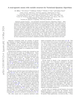 A semi-agnostic ansatz with variable structure for quantum machine
  learning