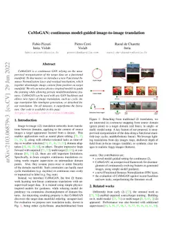 CoMoGAN: continuous model-guided image-to-image translation