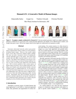 HumanGAN: A Generative Model of Humans Images