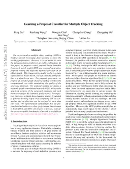Learning a Proposal Classifier for Multiple Object Tracking
