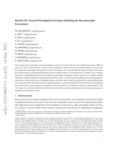 RecSim NG: Toward Principled Uncertainty Modeling for Recommender
  Ecosystems