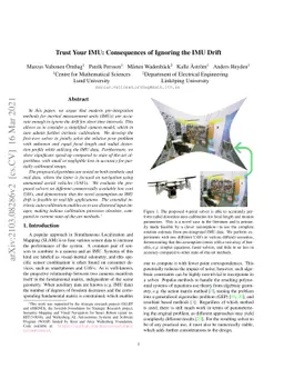 Trust Your IMU: Consequences of Ignoring the IMU Drift