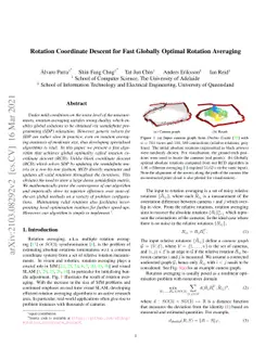 Rotation Coordinate Descent for Fast Globally Optimal Rotation Averaging