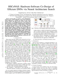 HSCoNAS: Hardware-Software Co-Design of Efficient DNNs via Neural
  Architecture Search