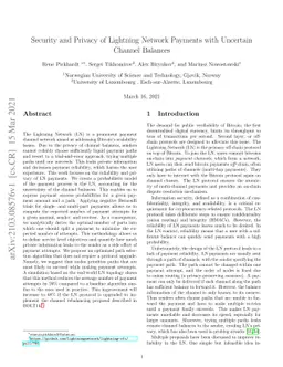Security and Privacy of Lightning Network Payments with Uncertain
  Channel Balances